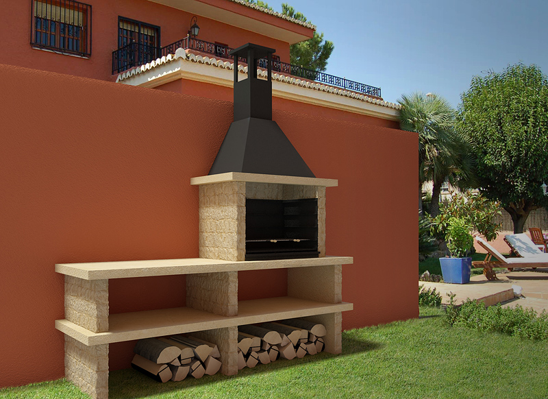 Barbecue Pyrénées (un banc)